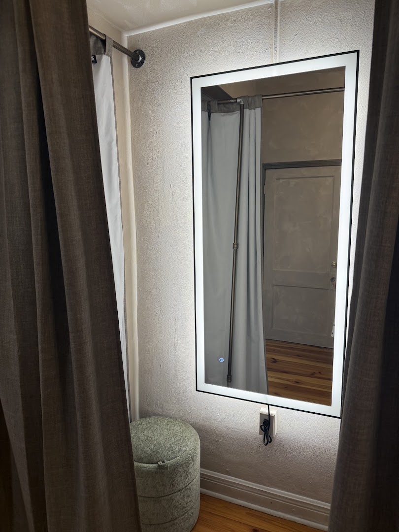 Upper Atmosphere: shop interior and fitting room