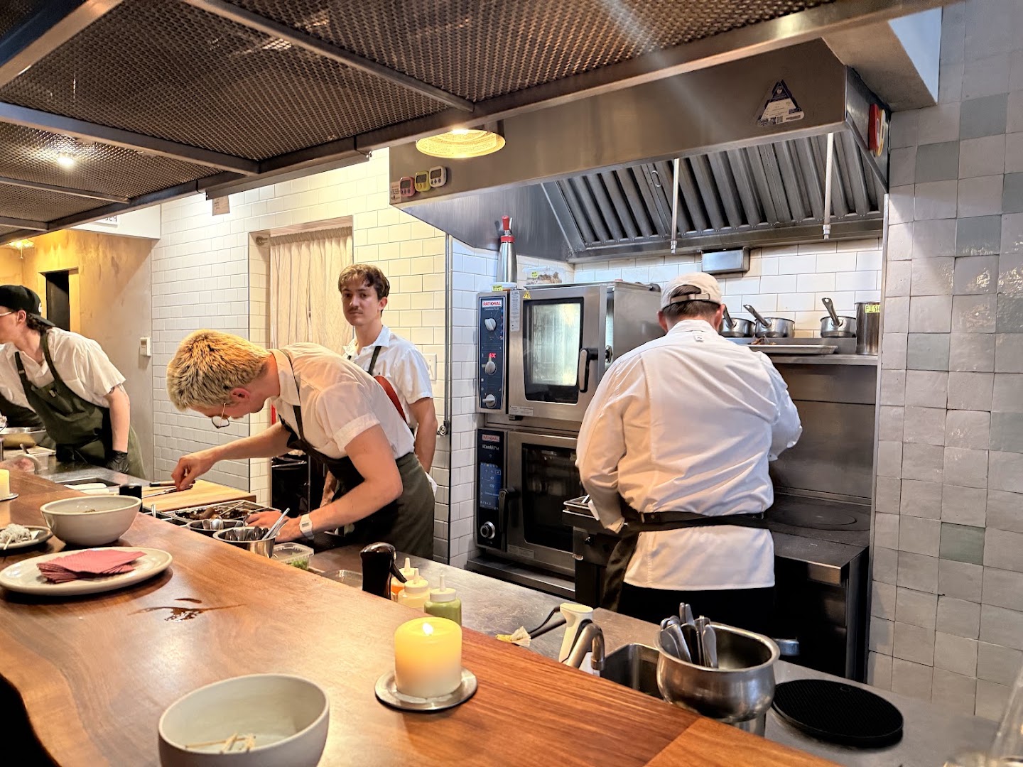 Arthur: professional kitchen staff in action