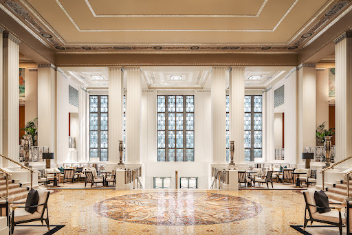Waldorf Astoria New York: professional, high-quality hotel lobby shot