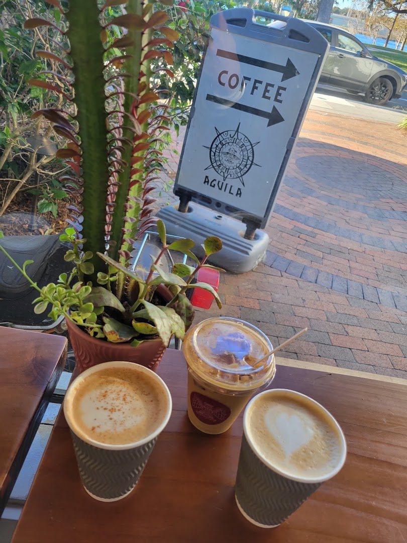 Águila Coffee: appealing coffee and venue atmosphere