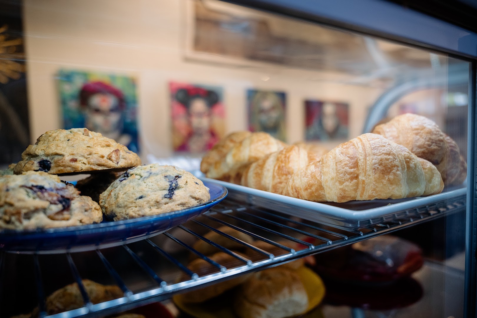 CityArts Café: appetizing display of fresh food