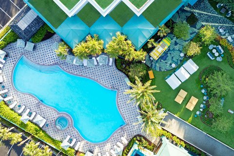Hotel Landy: high quality aerial hotel view