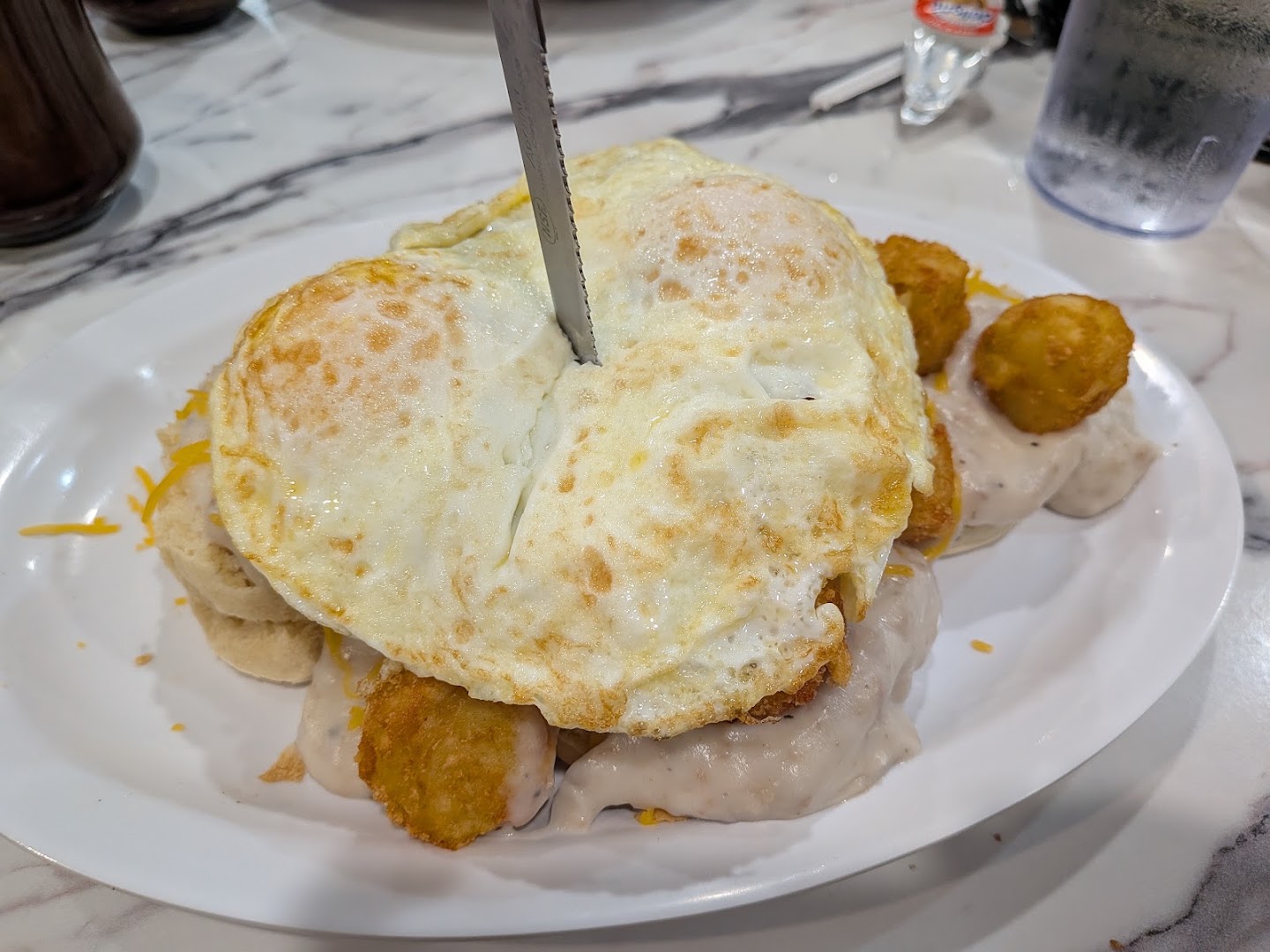 Johnny's Diner - Curry Ford: appetizing photo of breakfast dish