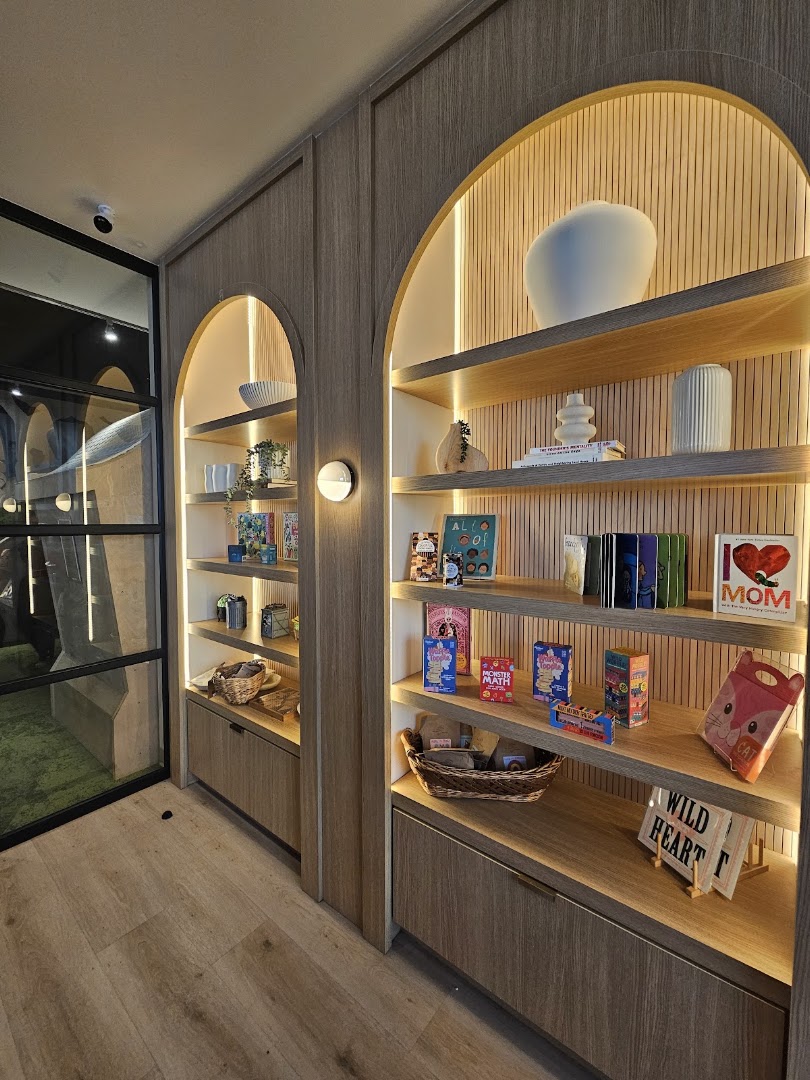 The Burrow Cafe and Play: attractive and professional interior shot