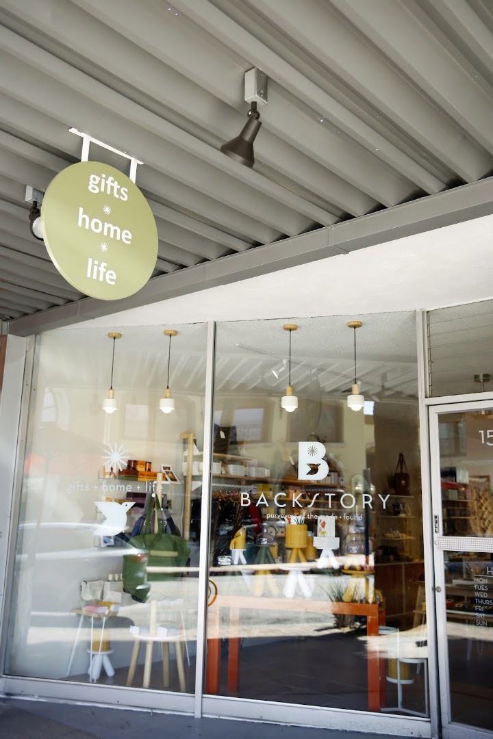 Backstory: clear, professional storefront photo