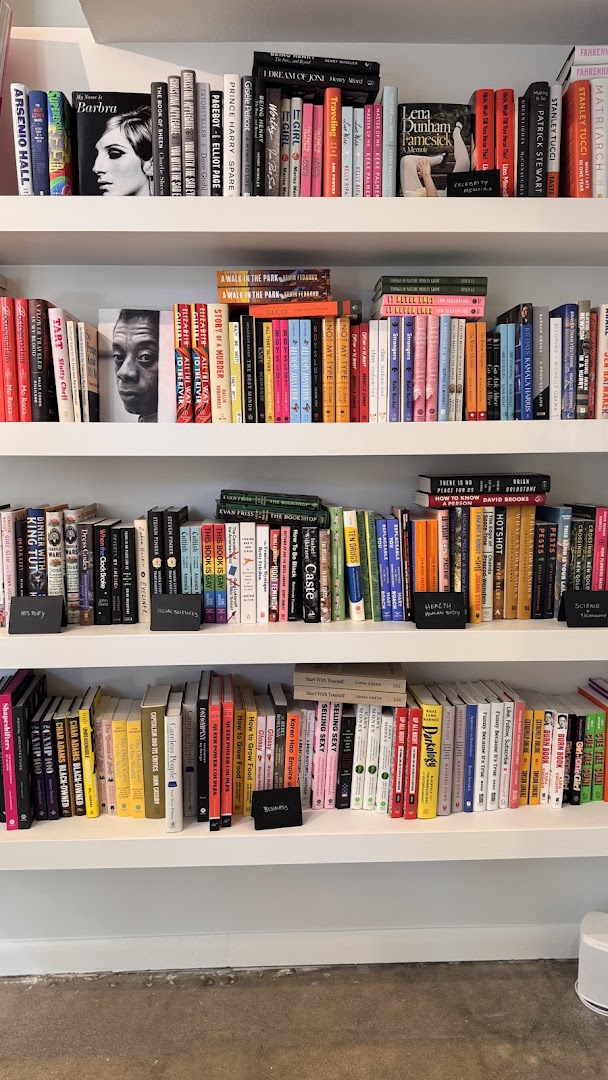 Books & Secrets: clear, organized, and appealing display
