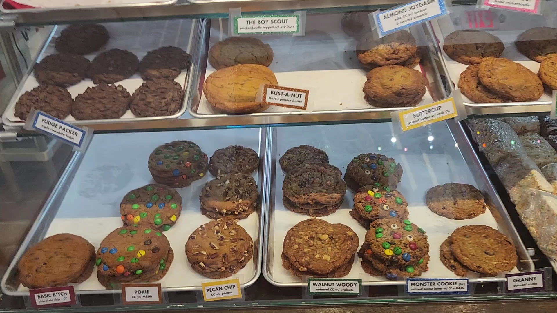Hot Cookie: clear display of menu items