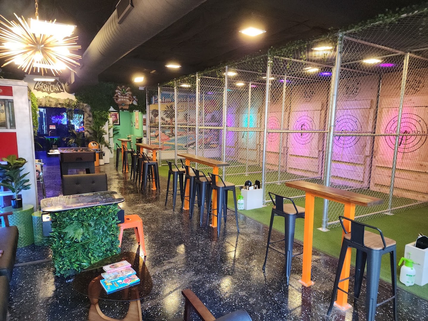 Palm Canyon Axe Club: clear view of venue interior