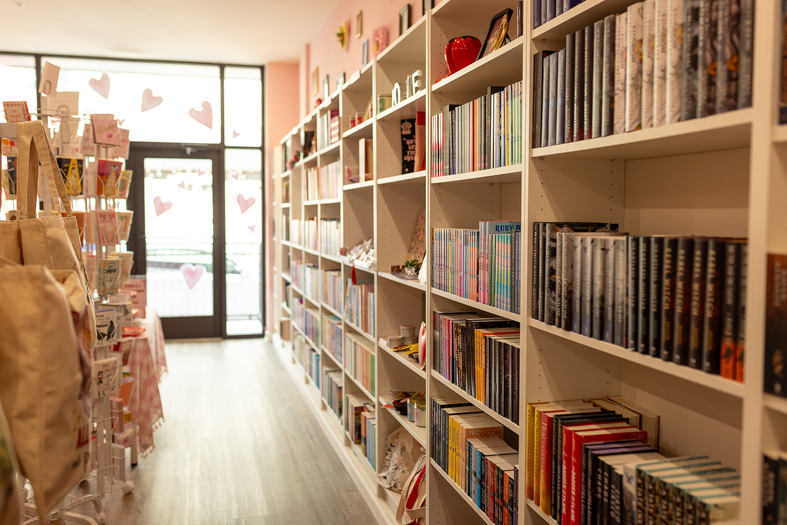 Cupid's Bookshop: clear, inviting shop interior photo