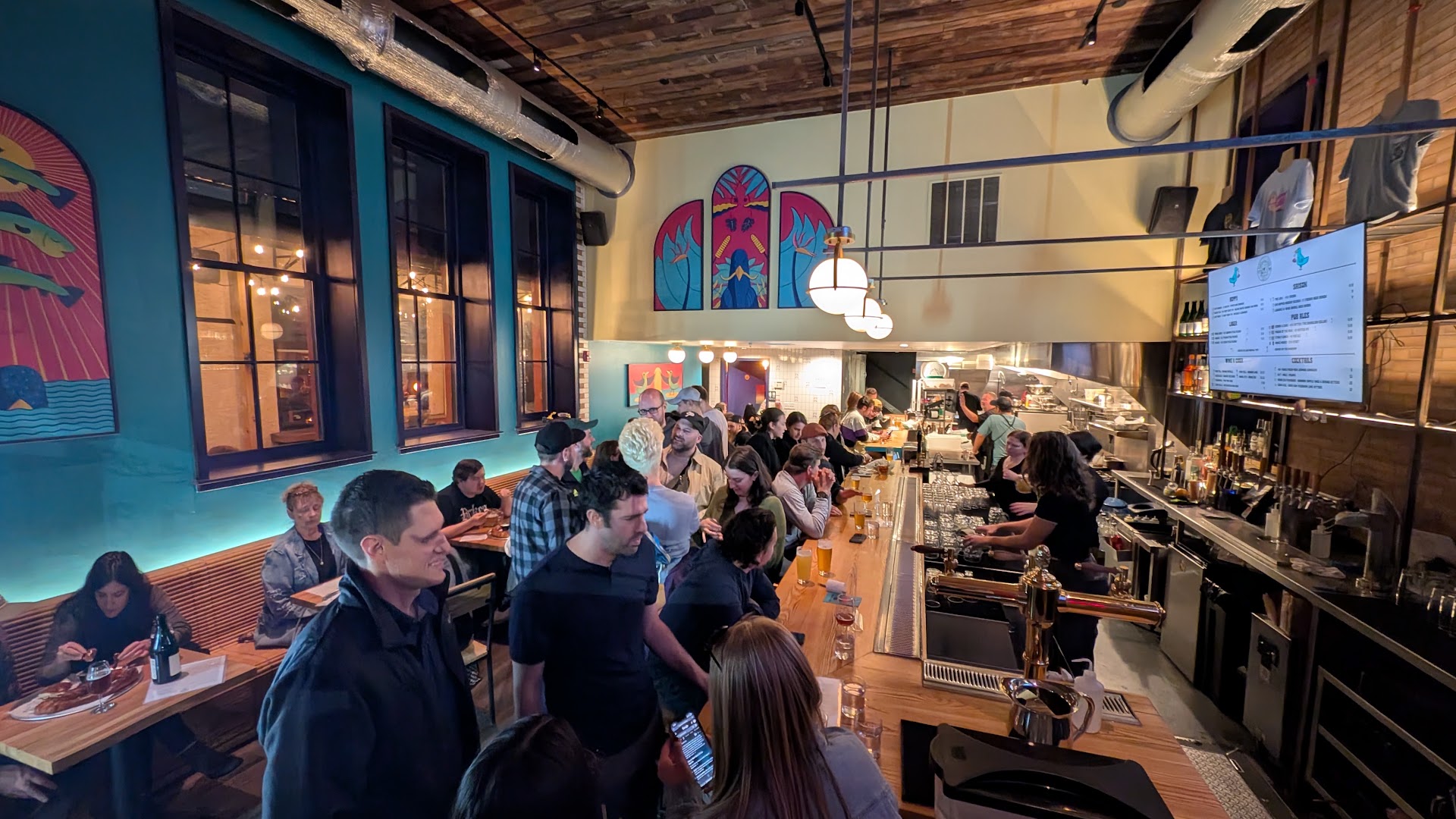Forest & Main Fishtown: vibrant bar atmosphere clearly