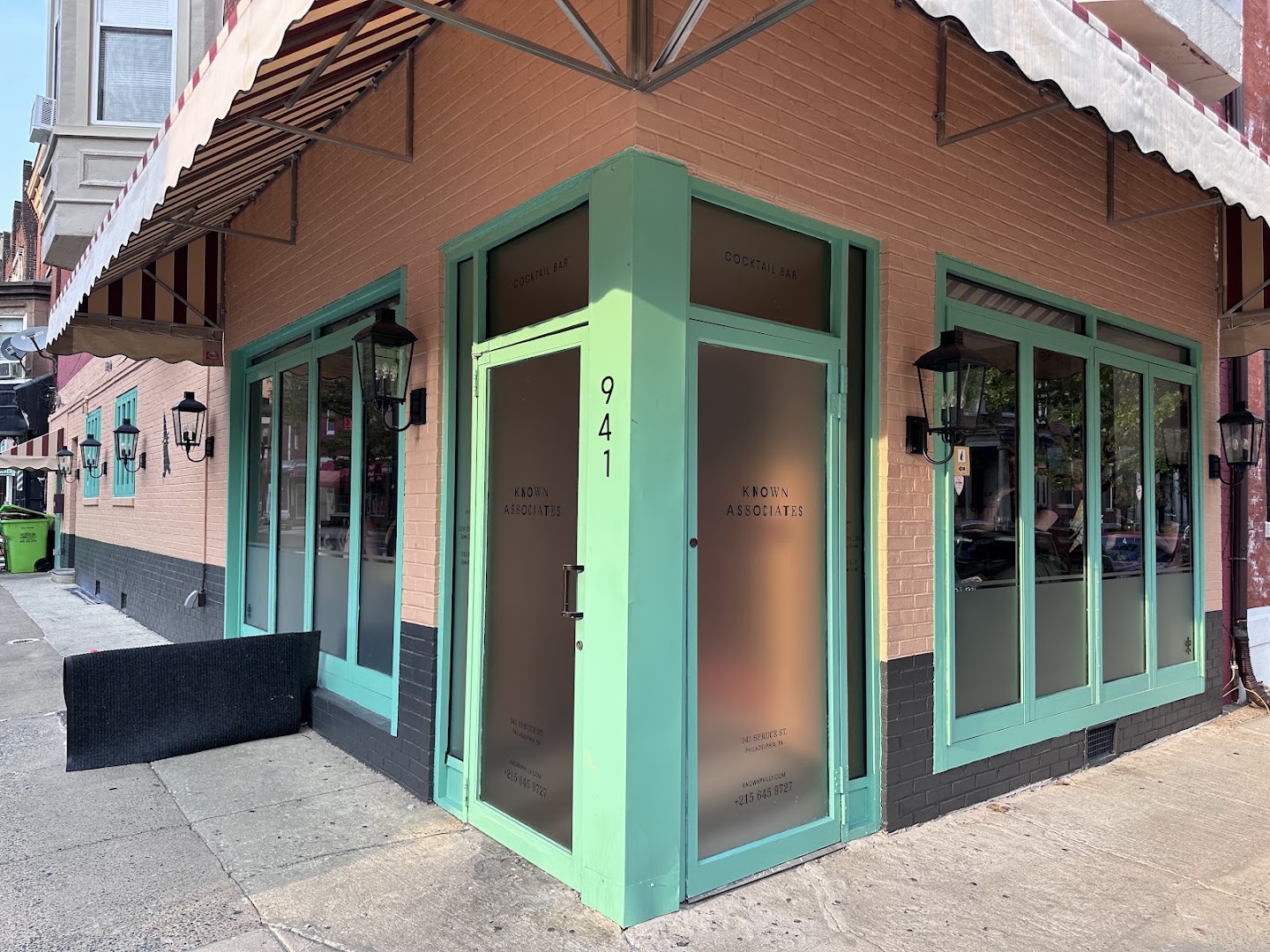 Known Associates: clear exterior shot of venue