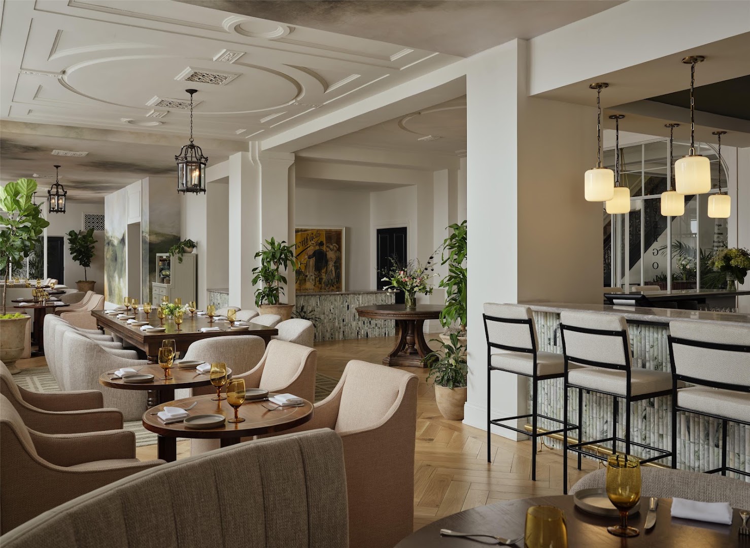 The Bellevue Hotel: professional, high-quality hotel interior shot