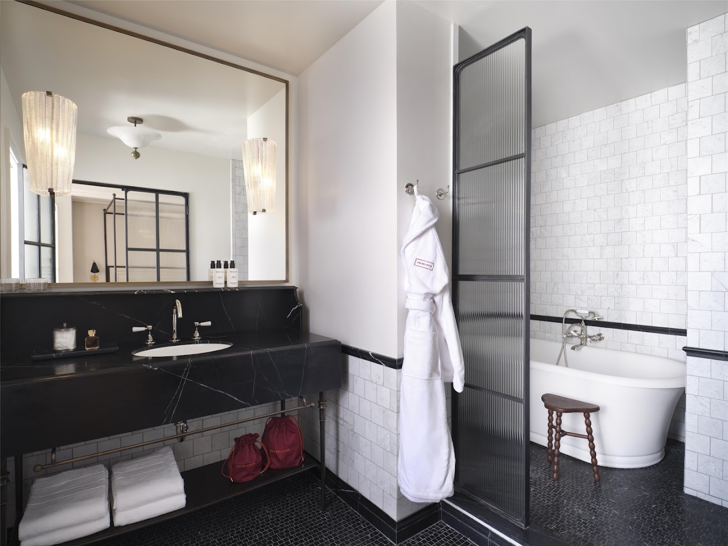 The Bellevue Hotel: high quality hotel bathroom photo