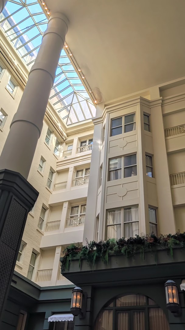 The Bellevue Hotel: beautiful hotel atrium architecture