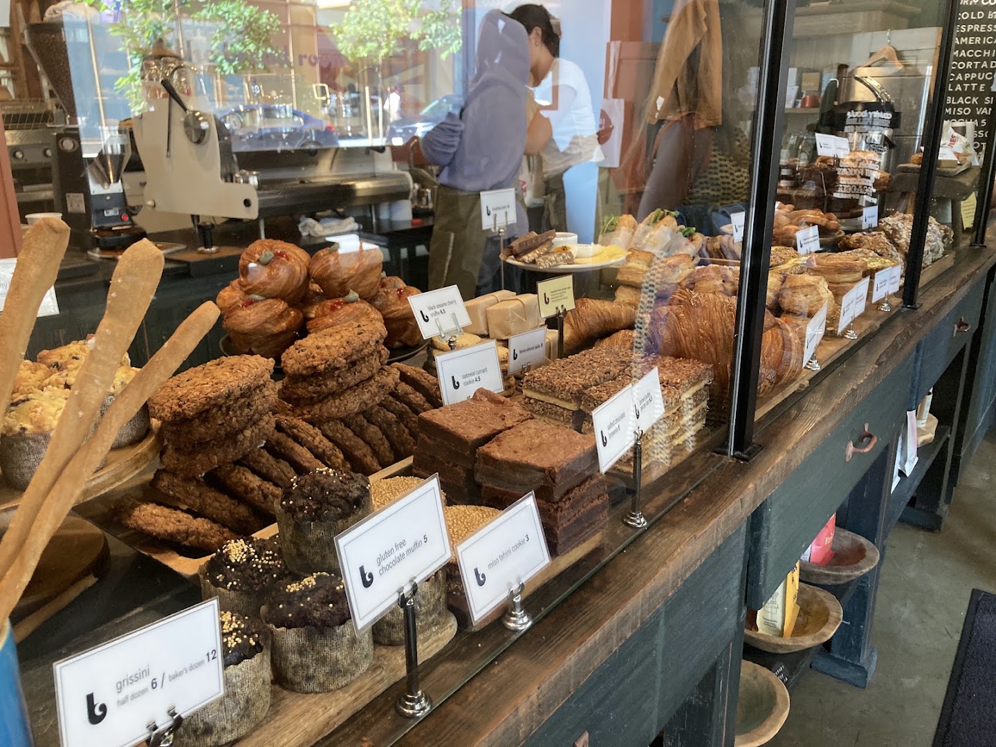 The Bread Room: appetizing display of fresh products