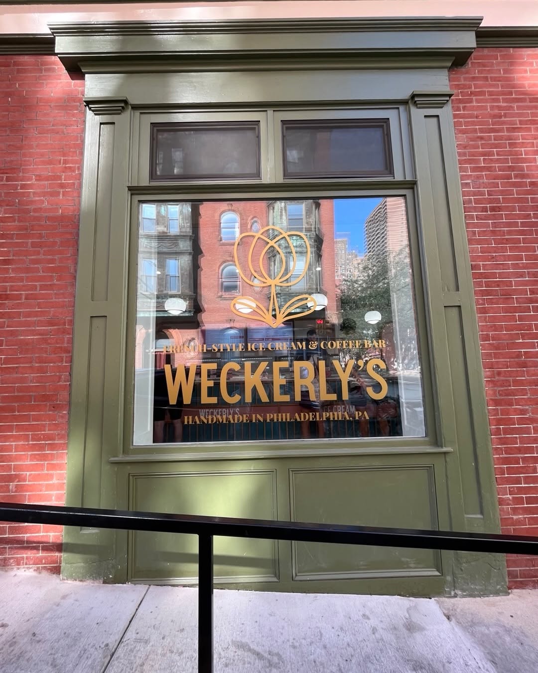 Weckerly’s Ice Cream: clear, professional storefront photo