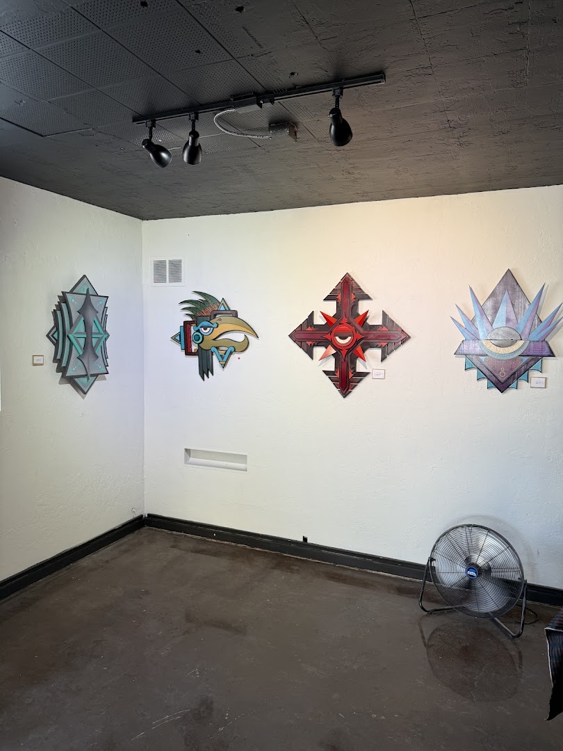 The Record Gallery: clear display of shop artwork