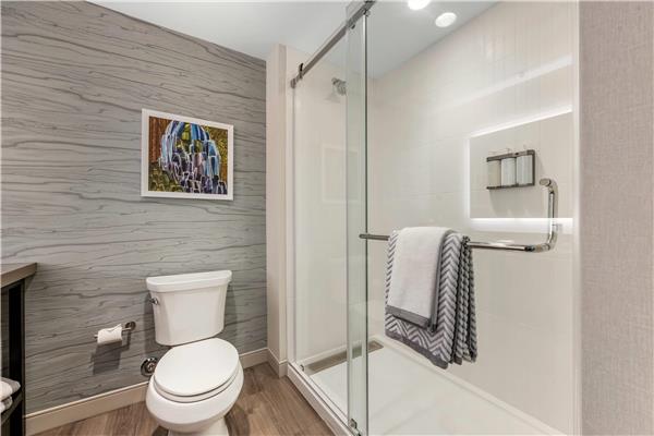 Cambria Hotel Portland Pearl District: clean professional hotel bathroom photo