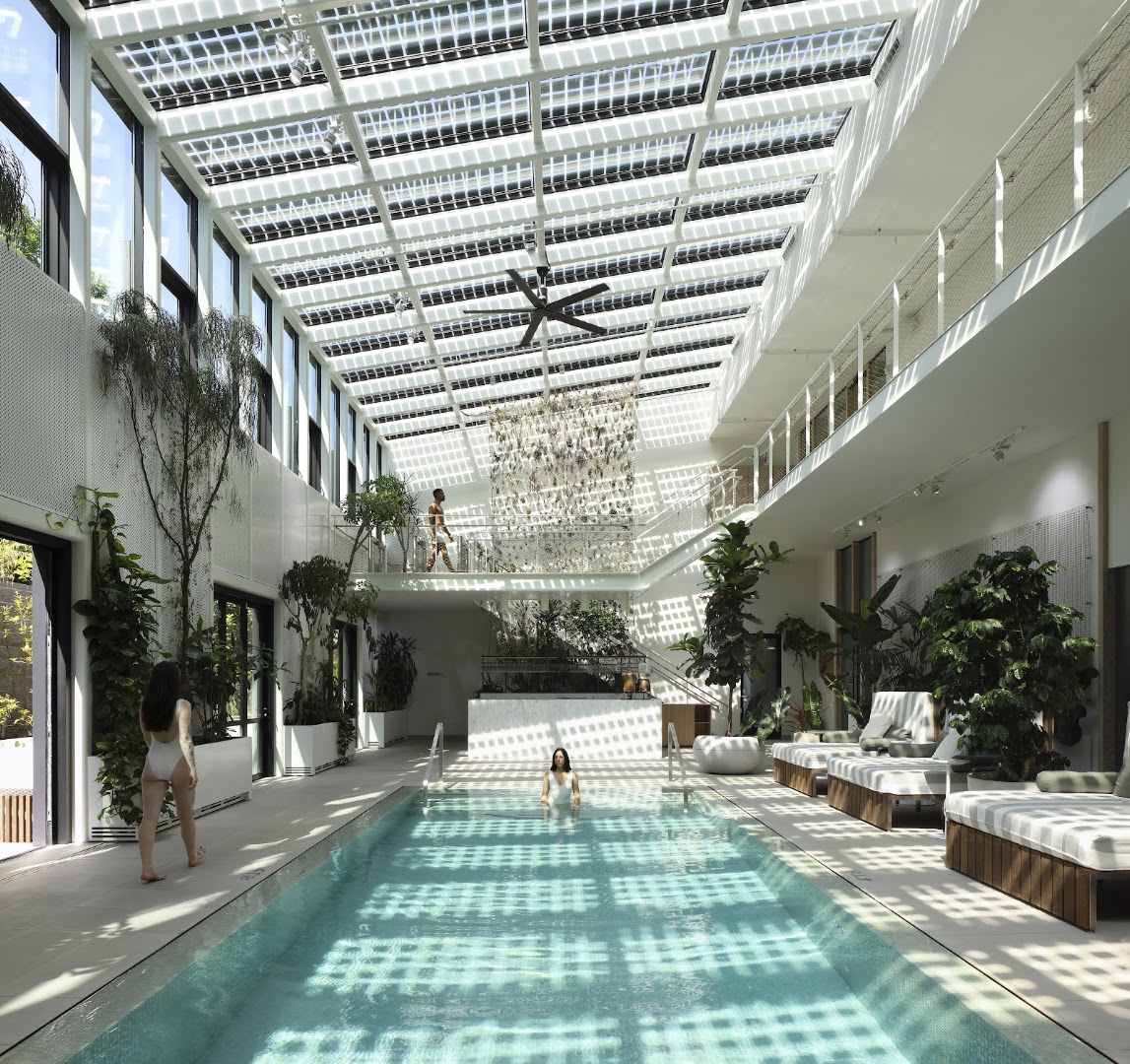 Cascada Thermal Springs + Hotel: beautiful, professional shot of pool