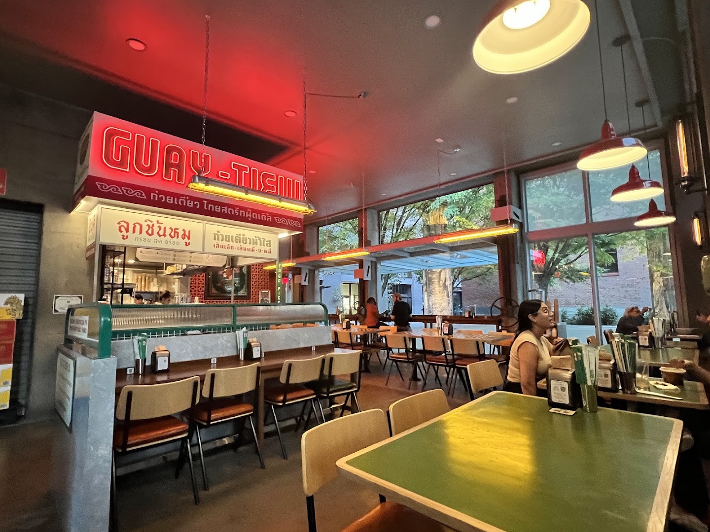 Guay Tiew: clear, inviting restaurant interior shot