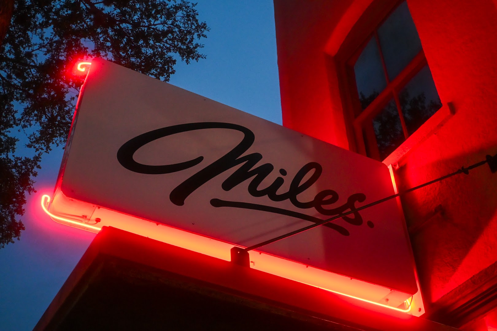 Miles: attractive exterior signage photo