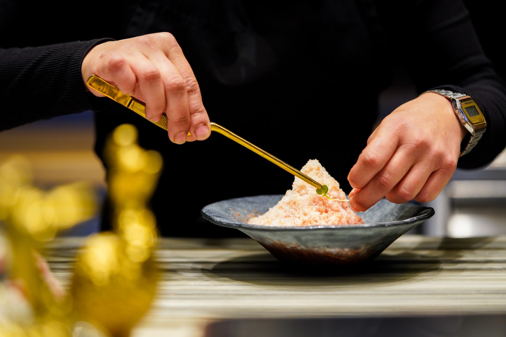 Nicosi: professional food preparation shot