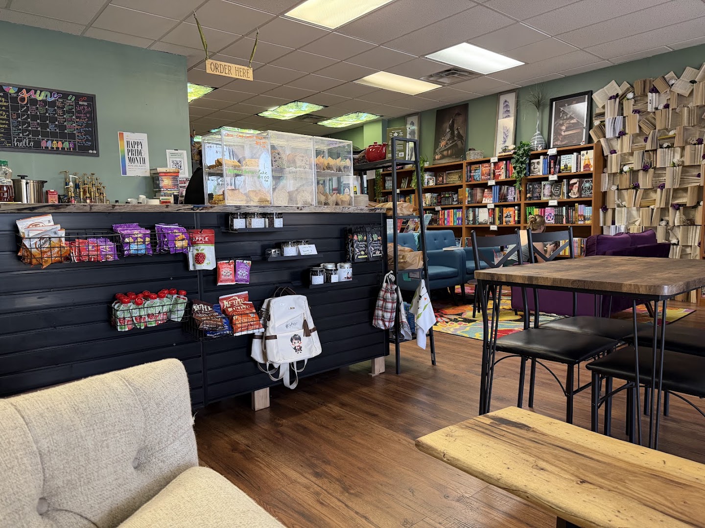 Pages for Ages: clear, inviting shop interior view