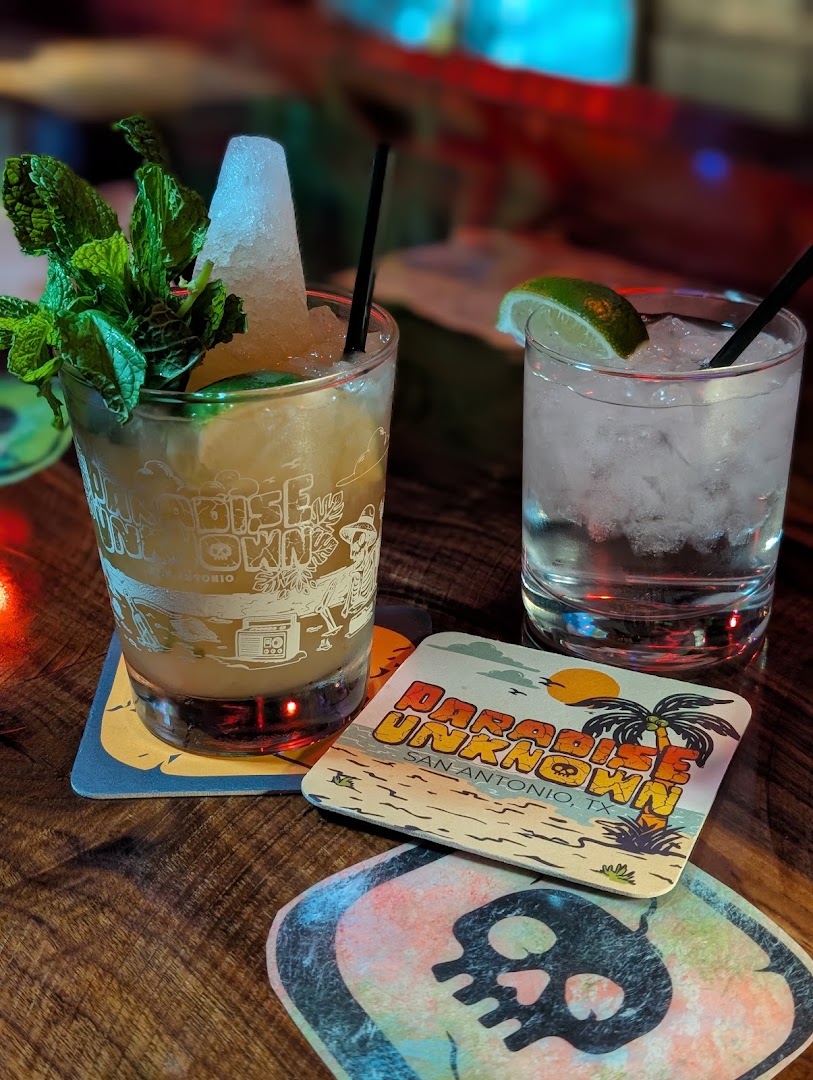 Paradise Unknown: appealing photo of bar drinks