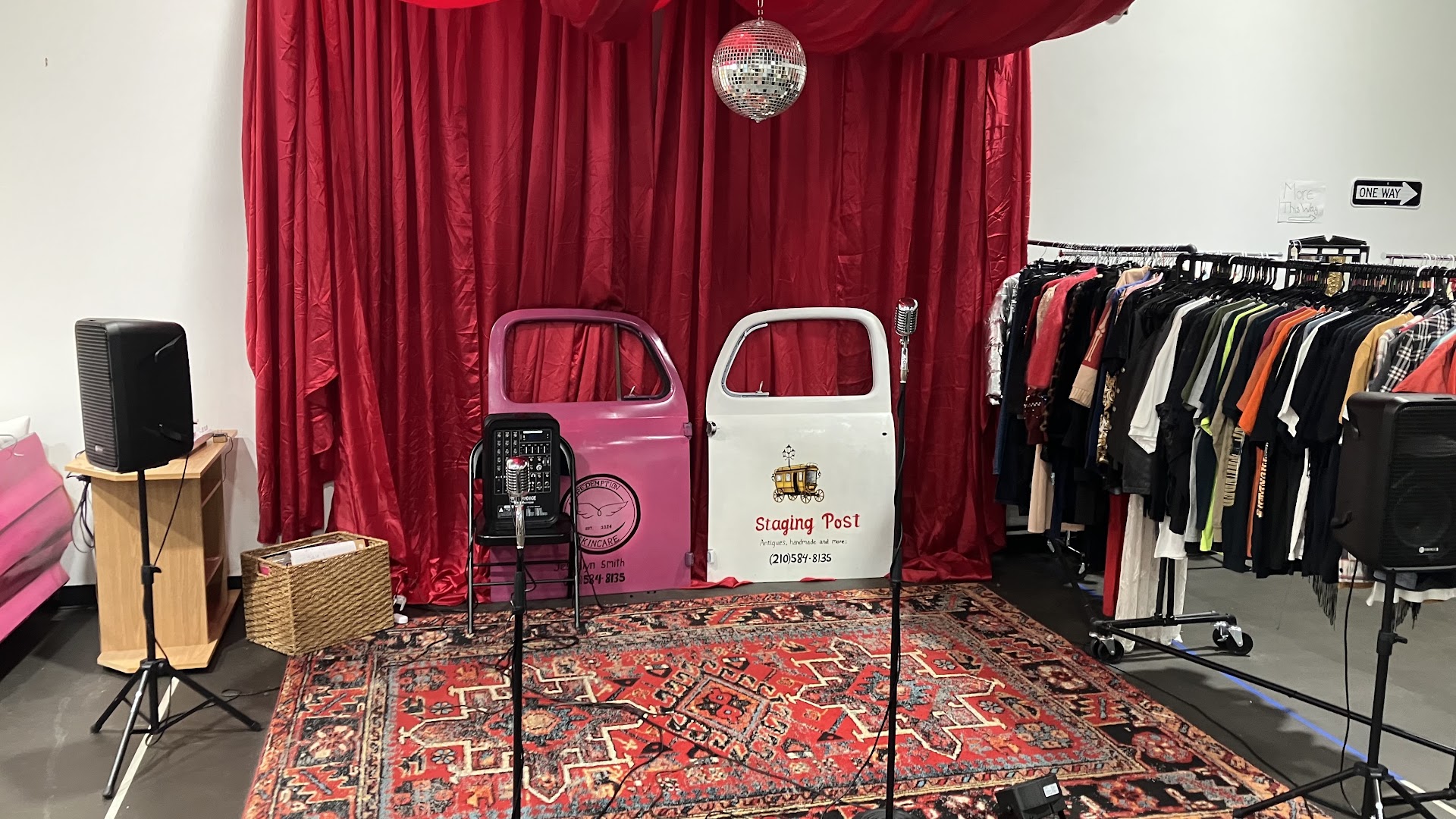 The Staging Post: shop interior and atmosphere