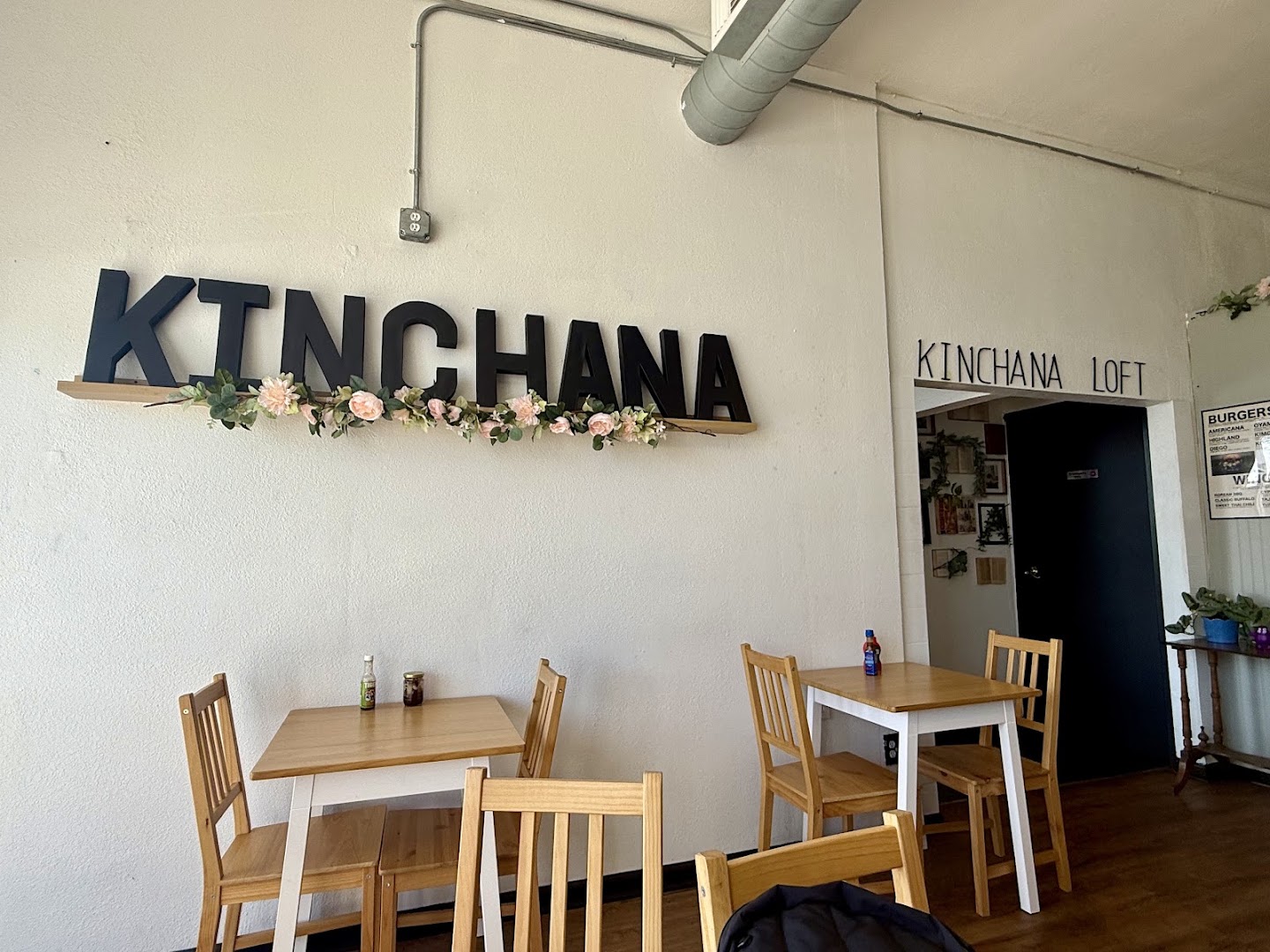Kinchana: clear interior shot showing branding