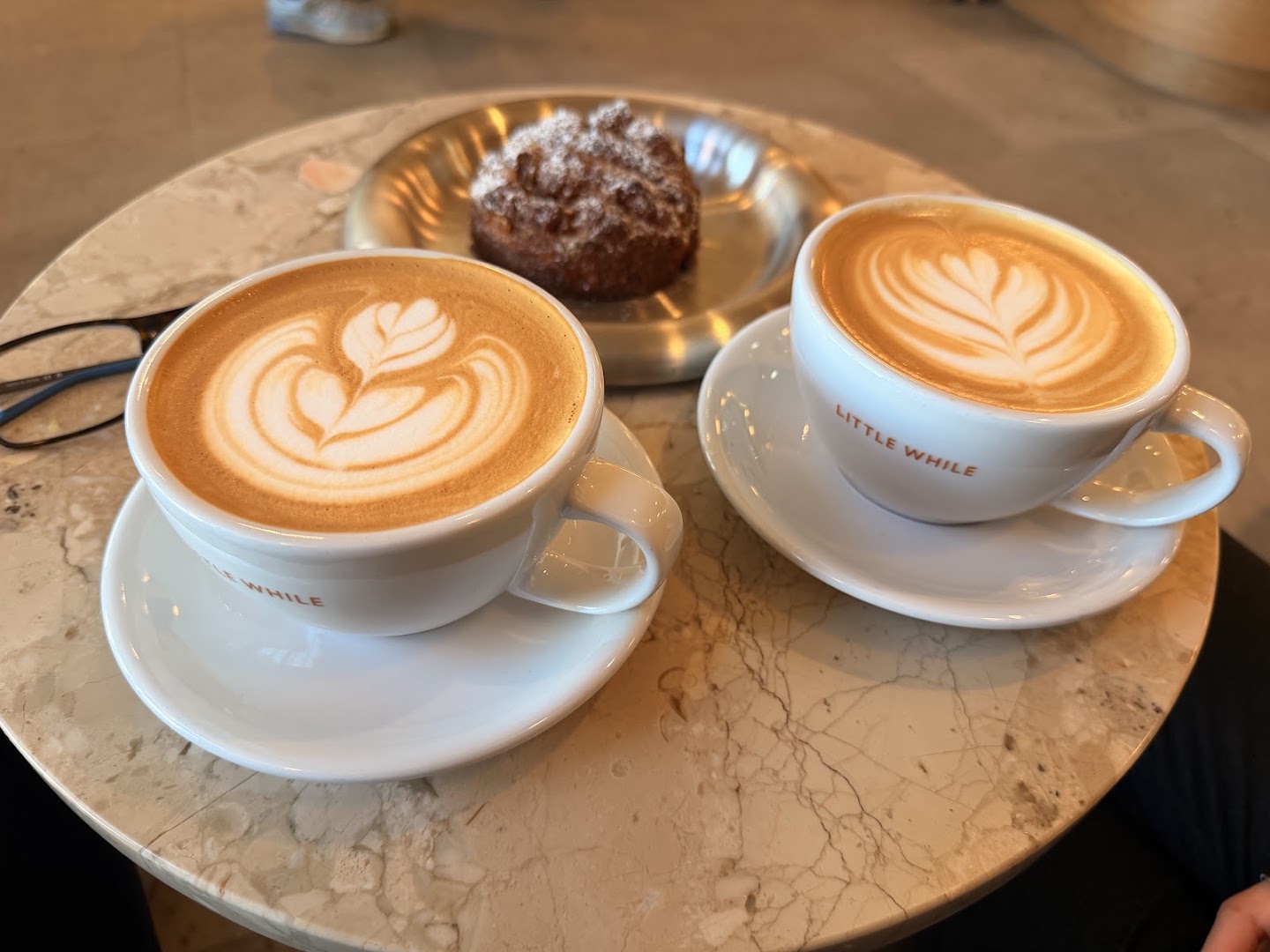Little While: appealing photo of coffee drinks