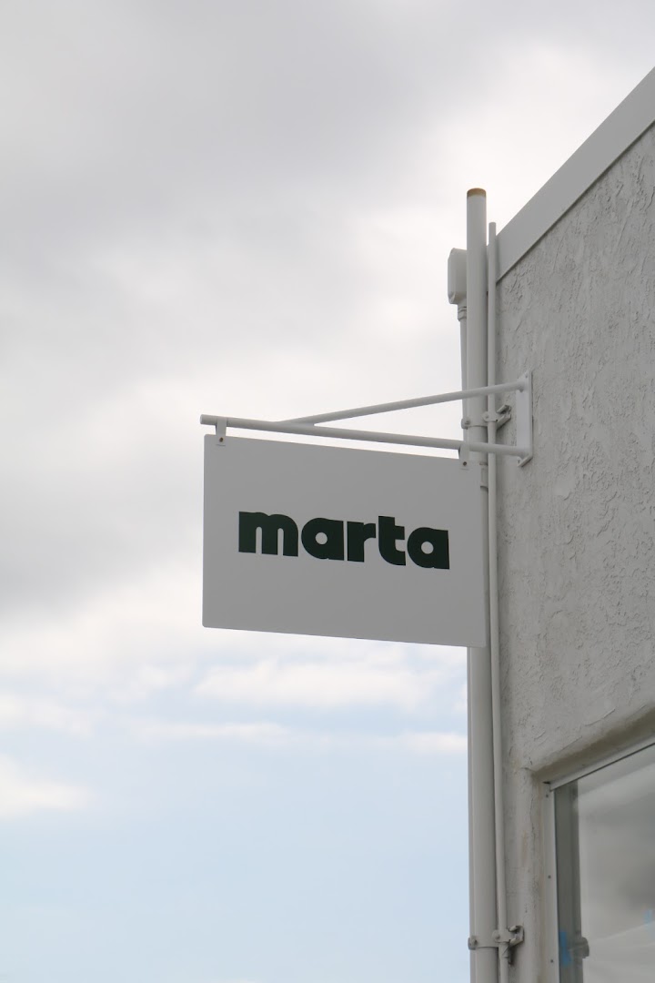 Marta: clear signage identifies the venue