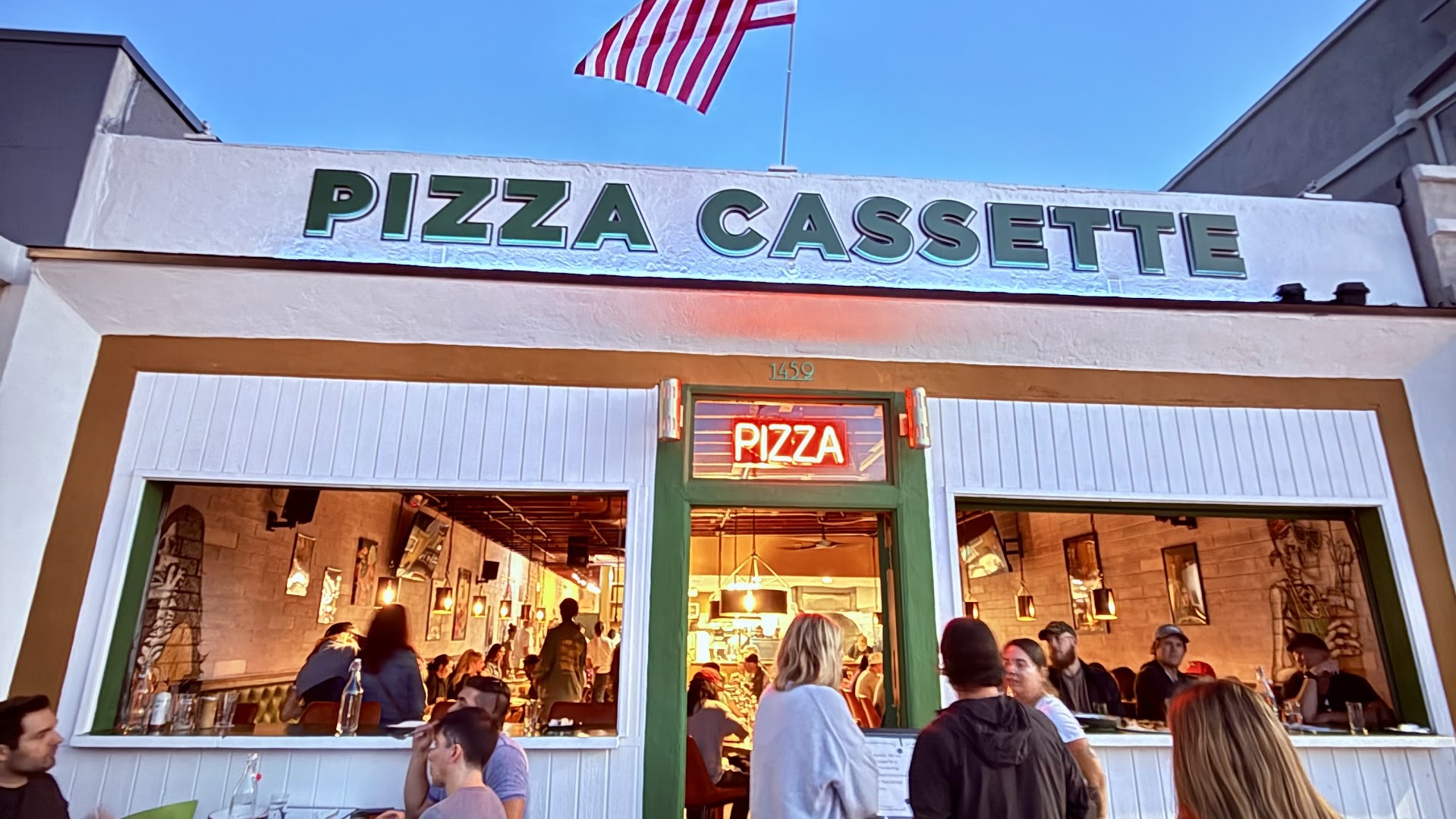 Pizza Cassette: inviting exterior shot of restaurant
