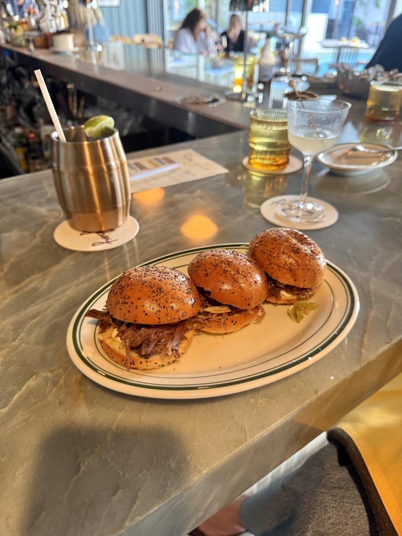Ponyboy: appetizing food photo at bar
