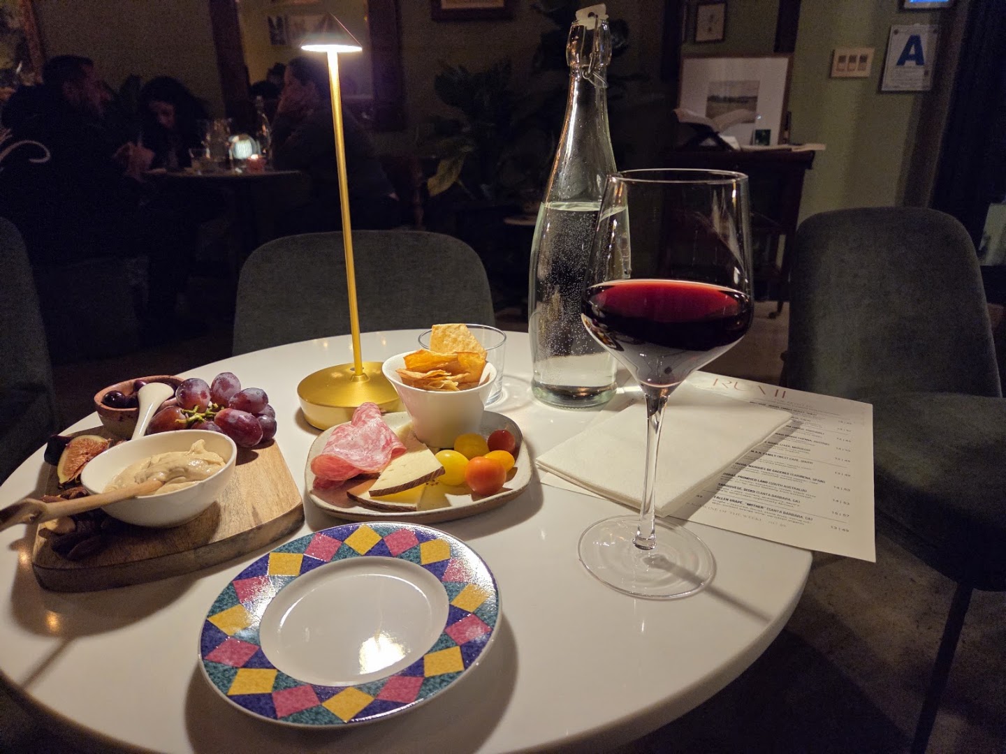 Rumi: inviting atmosphere with food presentation