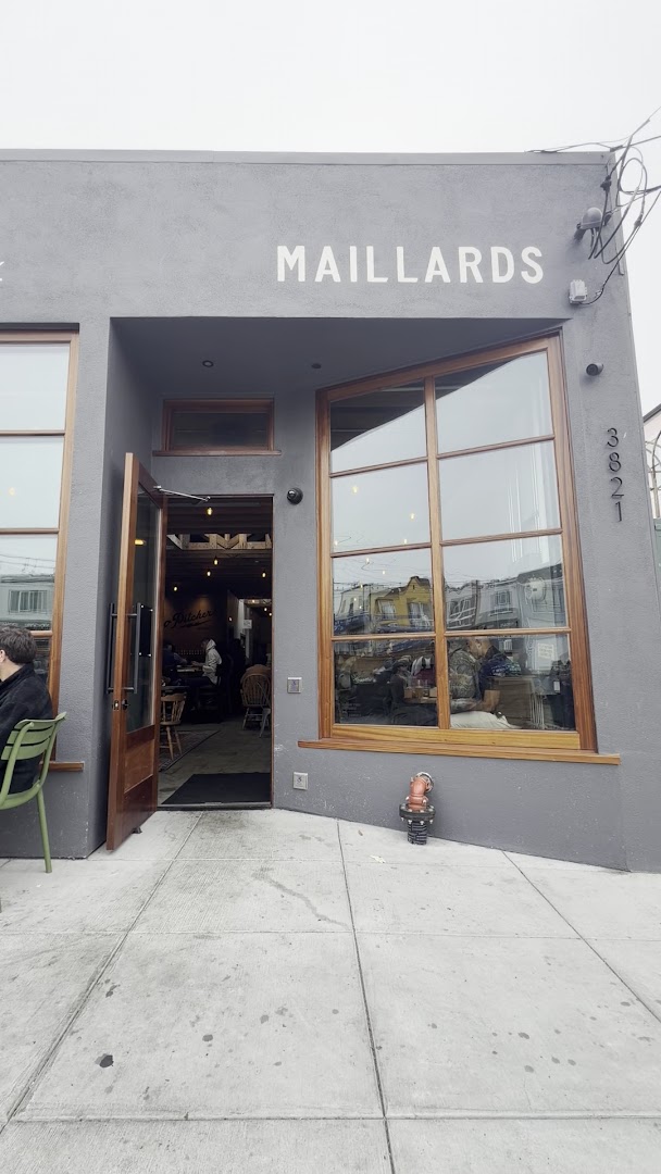 Maillards: clear, professional exterior restaurant shot