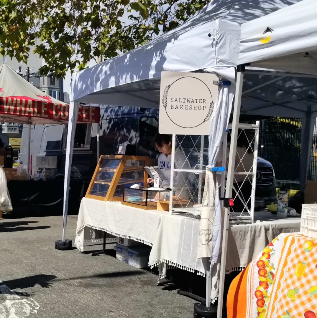 Saltwater Bakeshop: clear photo of the stall