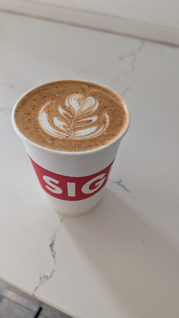 Signal Coffee: high quality coffee latte art