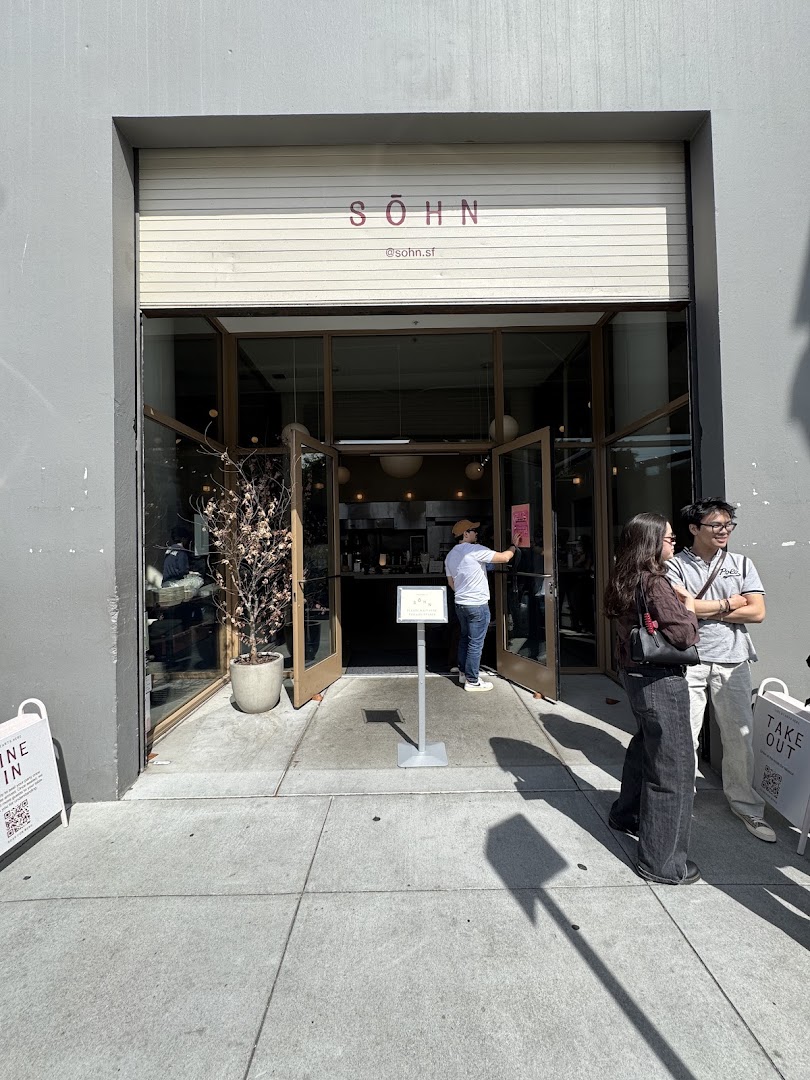 Sohn: clear storefront photo of venue