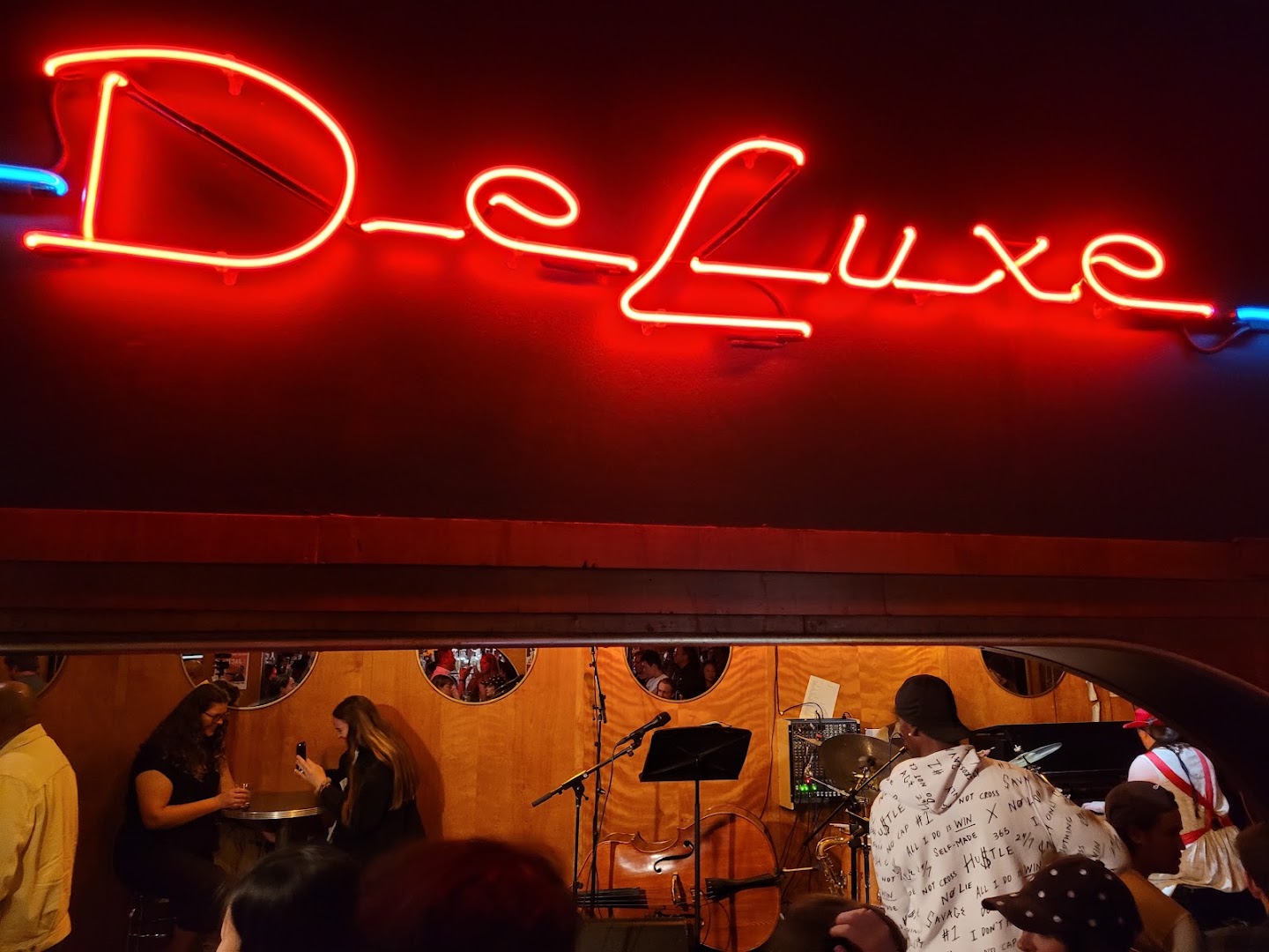 The DeLuxe: venue atmosphere and branding