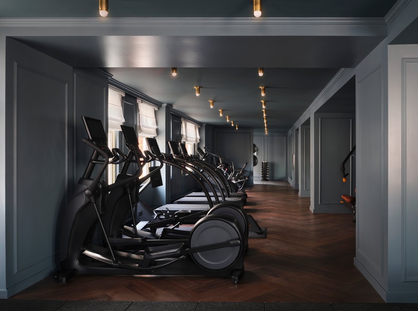The Huntington Hotel: professional photo of hotel gym