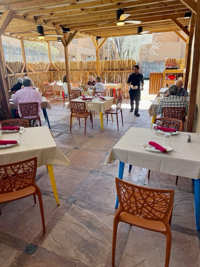 Tulsi: clear, inviting restaurant patio atmosphere