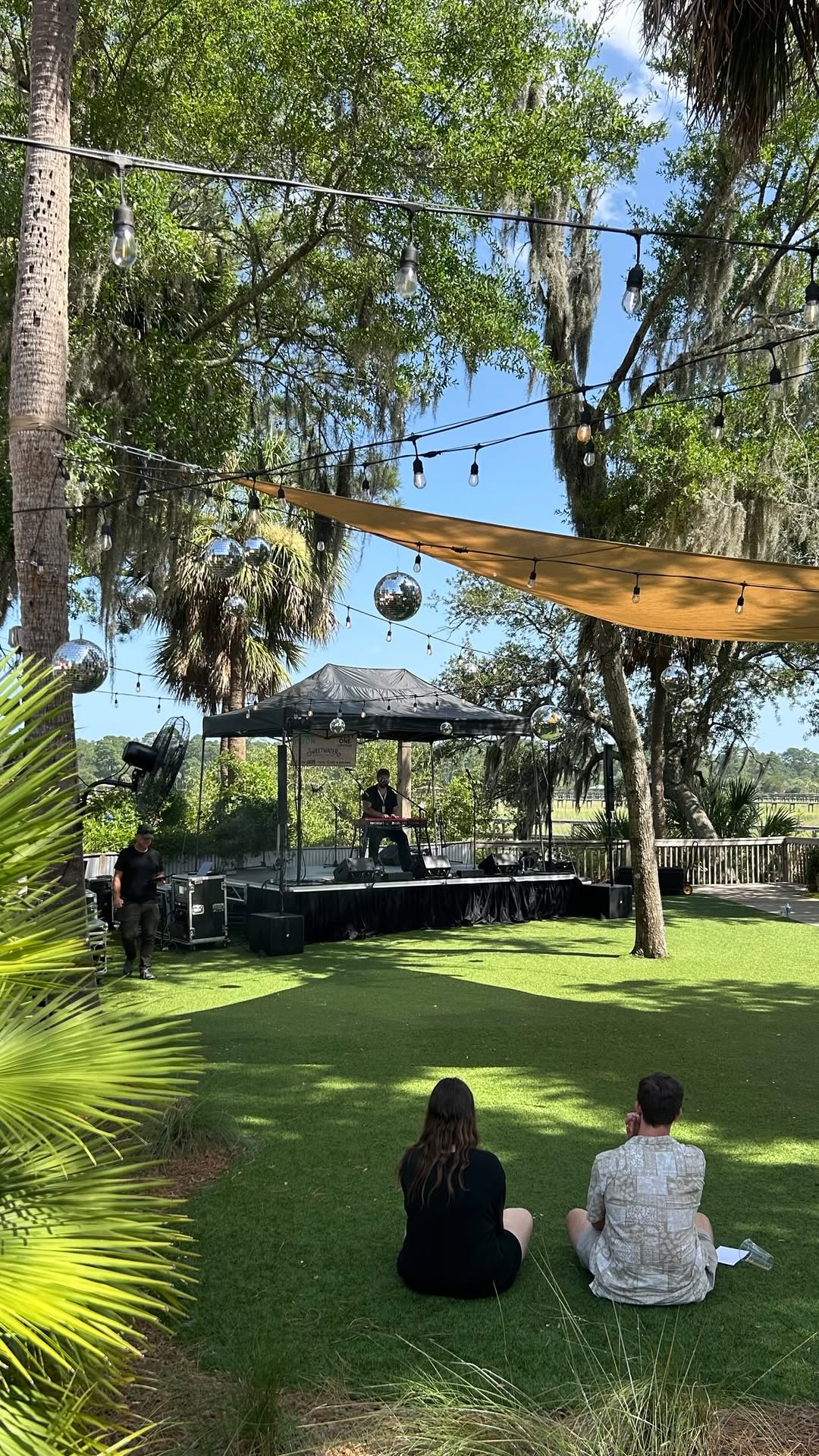 Bread and Butter: inviting outdoor venue atmosphere