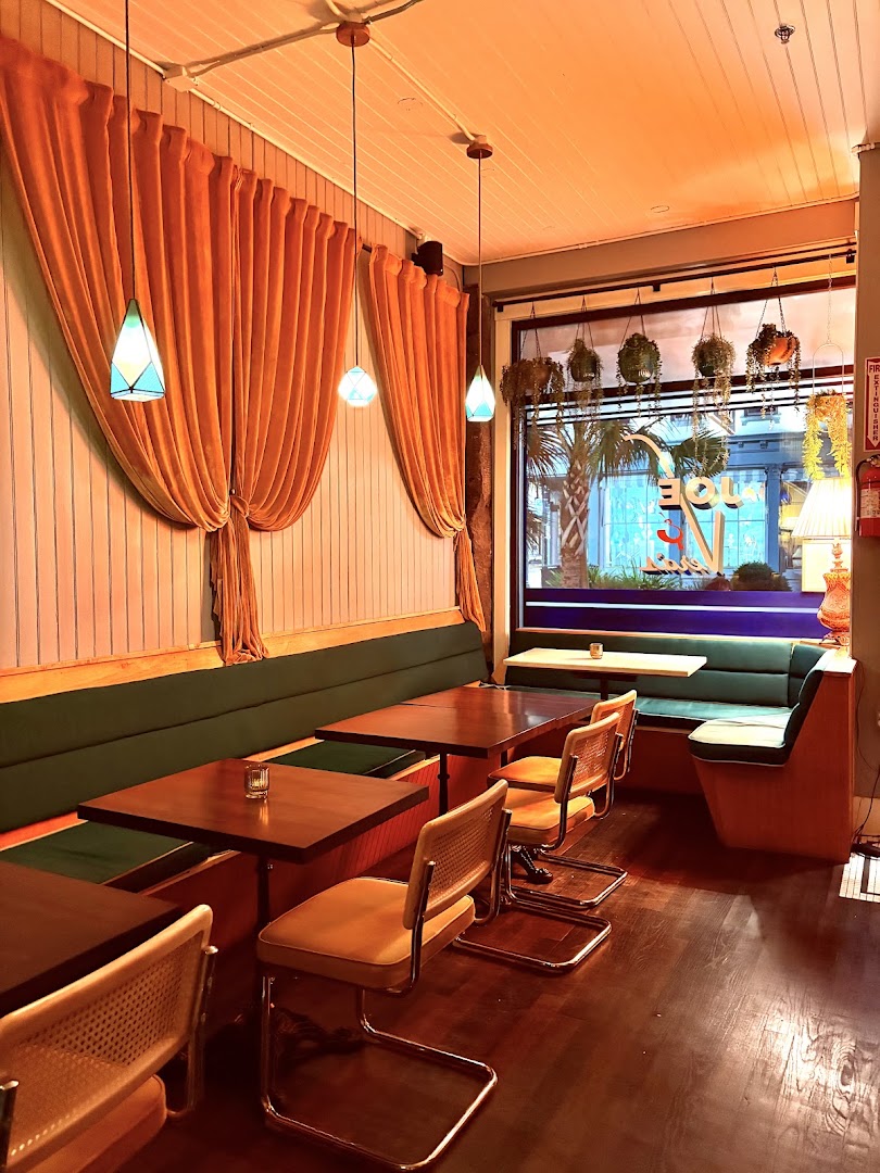 Joe & Vera's: inviting and well-composed interior shot