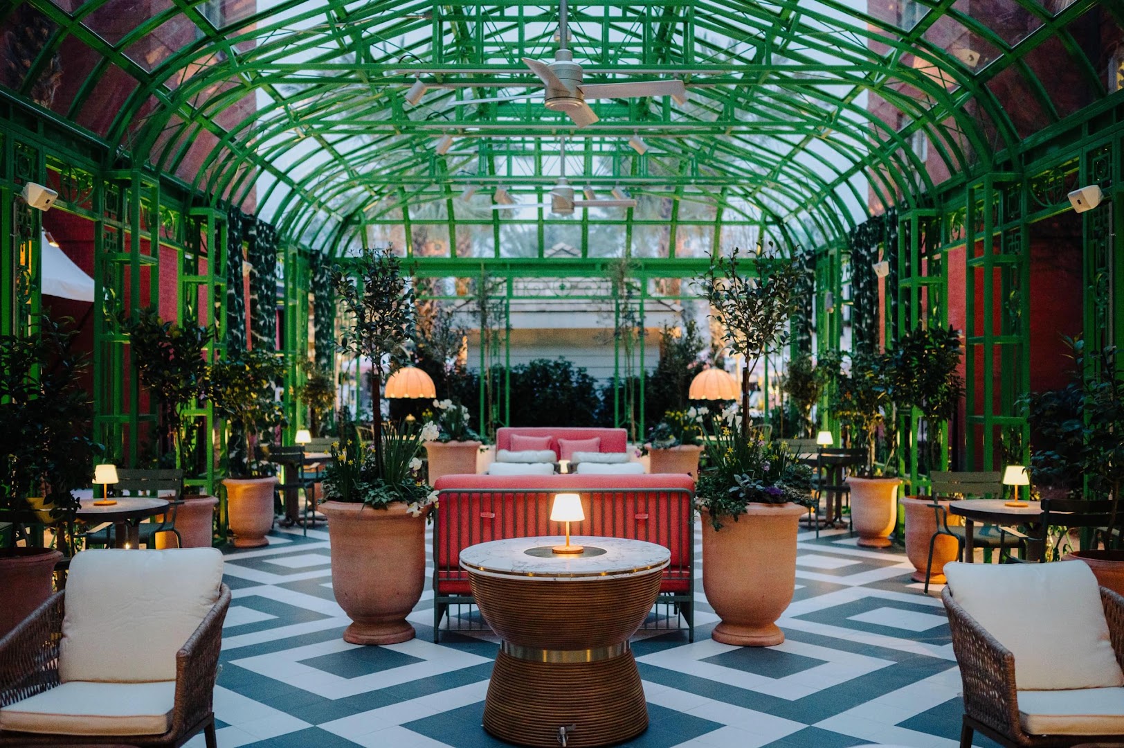 The Green Room: beautiful, professional interior atmosphere shot