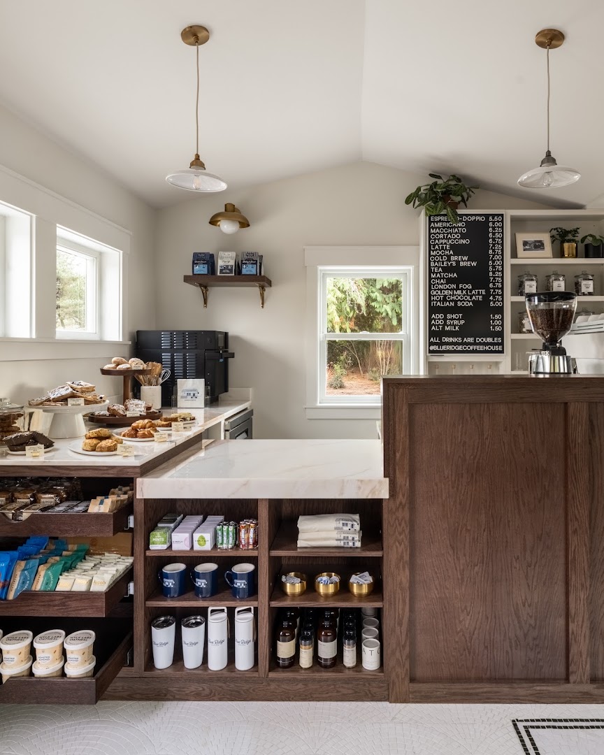 Blue Ridge Coffee House: clean professional interior shot