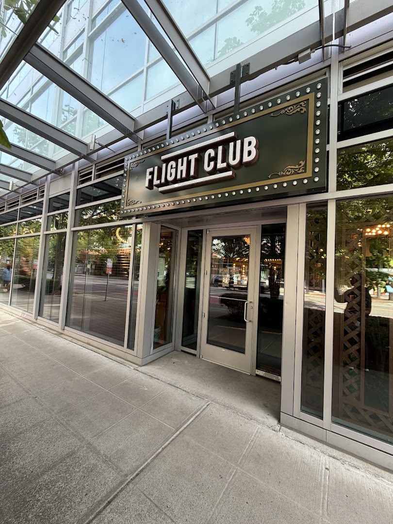 Flight Club: clear exterior shot of venue