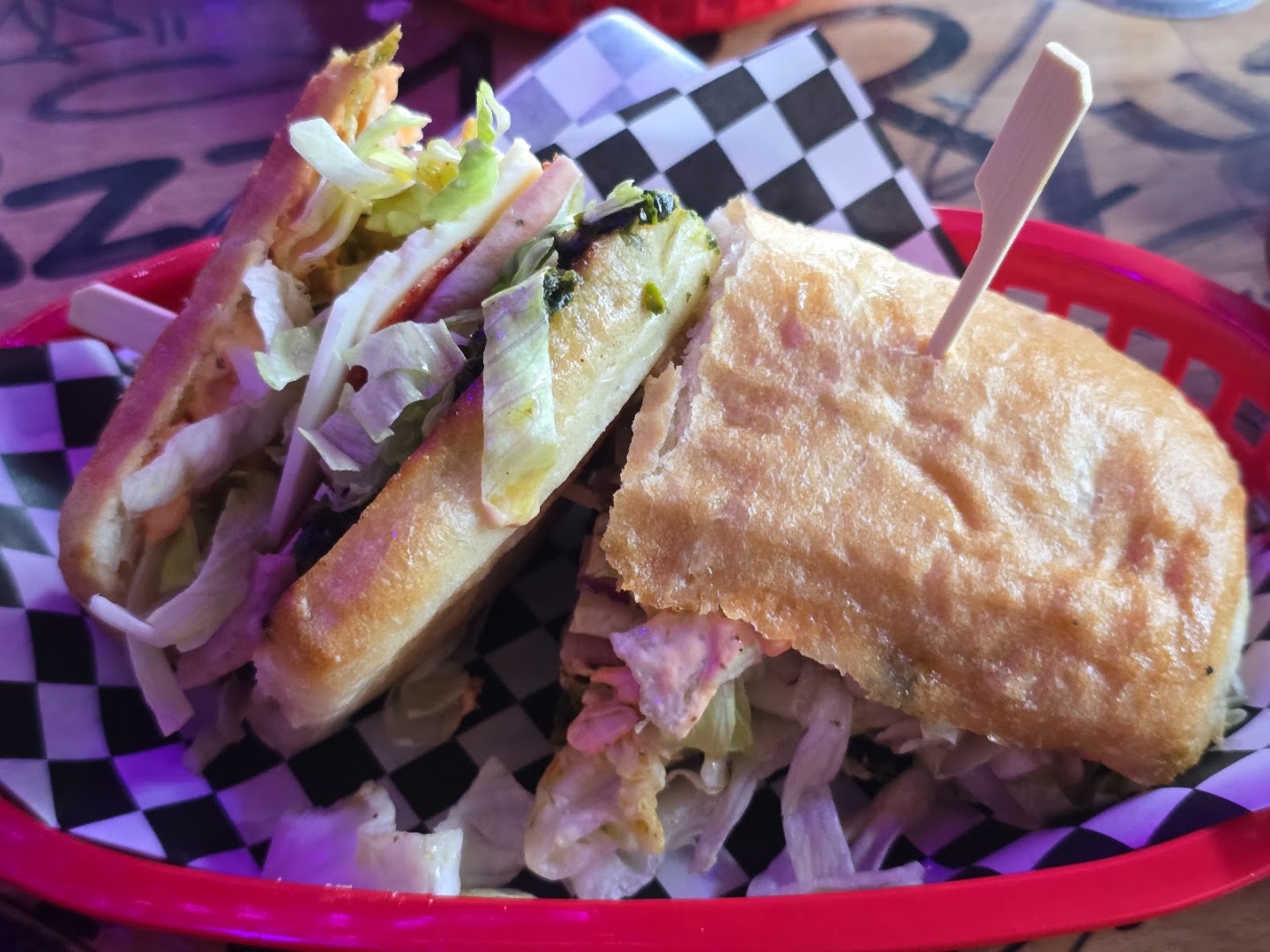 Stacked: appetizing photo of restaurant food