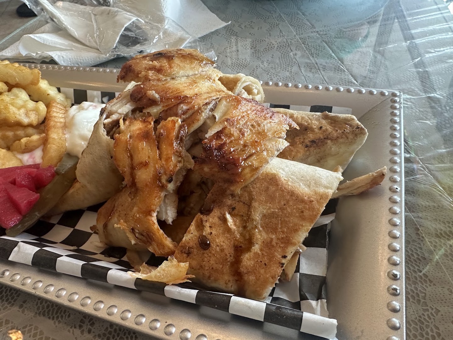 Syrian Wrap: appetizing photo of restaurant food