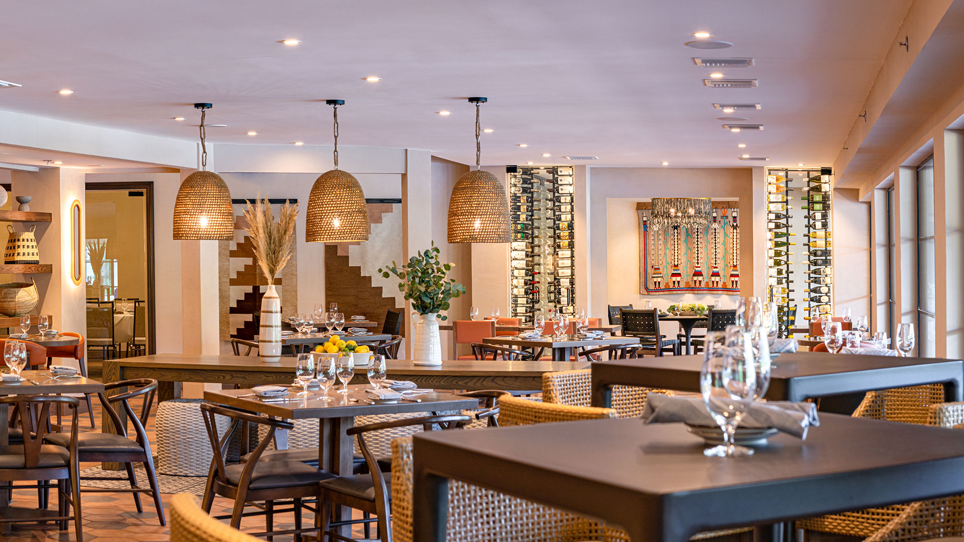 Lucida Desert Kitchen + Bar: high quality interior dining shot